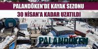 Palandöken'de kayak sezonu 30 Nisan'a kadar uzatıldı