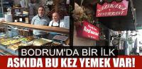 Bodrum'da bir ilk: Askıda yemek var
