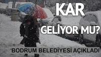 BODRUM'DA KAR VAR!