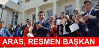 BODRUM BELEDİYE BAŞKANI AHMET ARAS MAZBATAYI ALDI