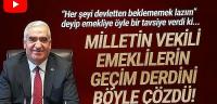 MHP'li vekil emeklinin geçim derdini çözdü: ''Domates satsınlar!''