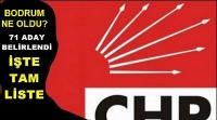 CHP'de 71 yeni aday belirlendi!