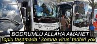 Bodrumlu 'korona virüs' peçesinde 