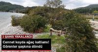 3 şahsın evinde üzerinde talaş bulunan kıyafetler ele geçirildi