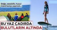Gökova'da çadırda tatil keyfi
