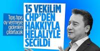 Ali Babacan, CHP listelerinden seçime giren partilileriyle ilgili konuştu