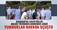 Sosyetik işletmede maske kavgası