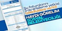 Belediyelere su faturalarını erteleme yetkisi
