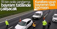 Bayram tatilinde trafikte sıkı denetim