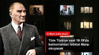 19.19'da balkonlardan İstiklal Marşı'nı okuyacak