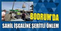 Bodrum sahillerinde şeritli düzen çalışması başladı