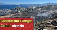 Bodrum’daki makilik yangını kontrol altında