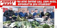 AHMET ARAS, “BU BİTKİ ÖRTÜSÜ ÇALI, ÇIRPI DEĞİL. HİPOKRAT’IN ŞİFA OTLARIDIR”  