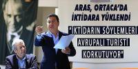ARAS, ORTACA’DA İKTİDARA YÜKLENDİ: “İKTİDARIN SÖYLEMLERİ AVRUPALI TURİSTİ KORKUTUYOR”