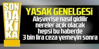 İçişleri Bakanlığı'ndan sokağa çıkma yasağı genelgesi