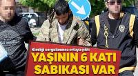 Yaşının 6 katı sabıkası var