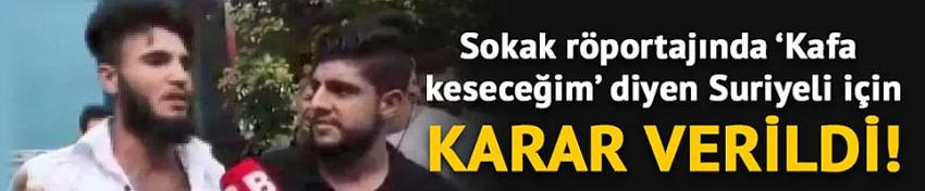 'Kafa keseceğim' demişti karar verildi