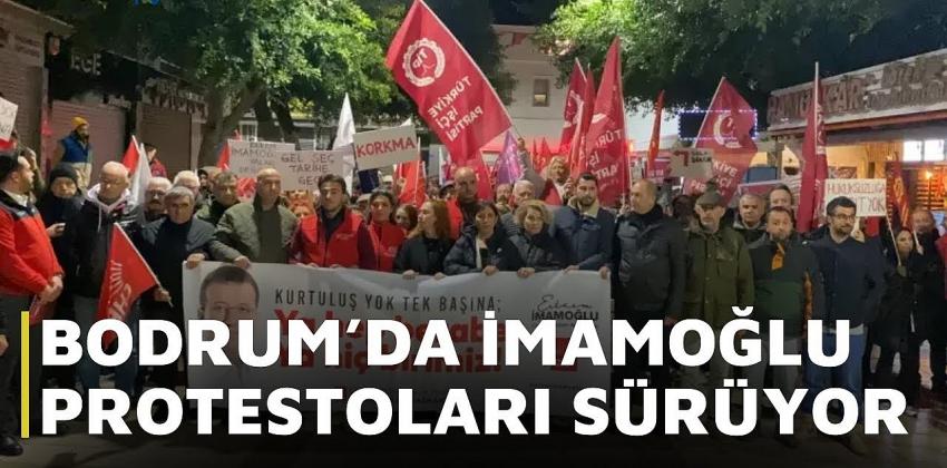 Bodrum’da binlerce kişi İmamoğlu için ayakta!