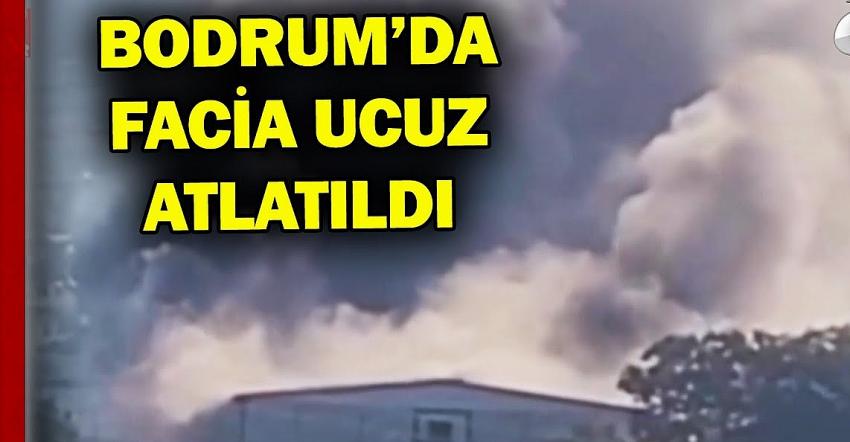 Bodrum’da 30’a yakın konteyner zarar gördü