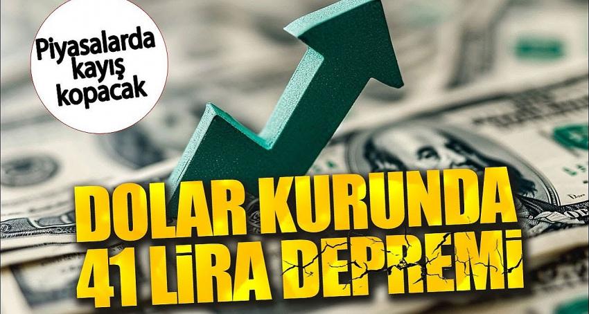 Piyasada İmamoğlu depremi! Dolar 41 lirayı euro da 44 lirayı aştı