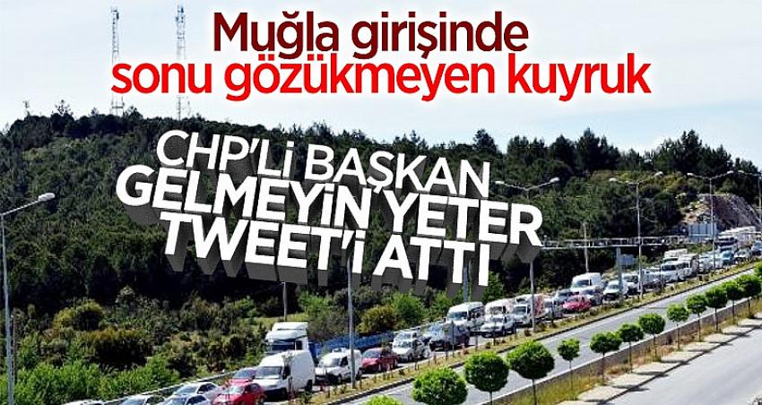 Muğla'da araç kuyruğu 4 kilometreye ulaştı