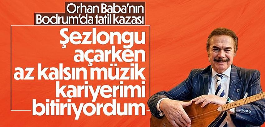 Orhan Gencebay'ın parmağına 11 dikiş atıldı