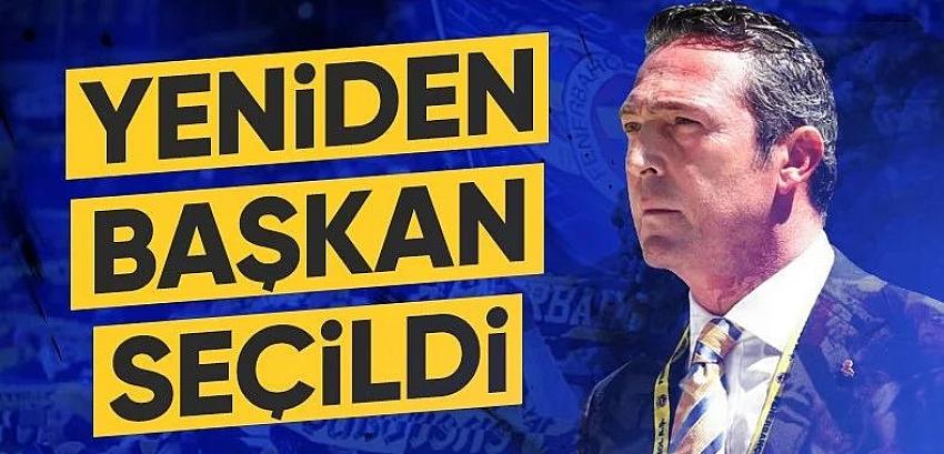 Fenerbahçe'de Ali Koç, 3'üncü kez başkan seçildi