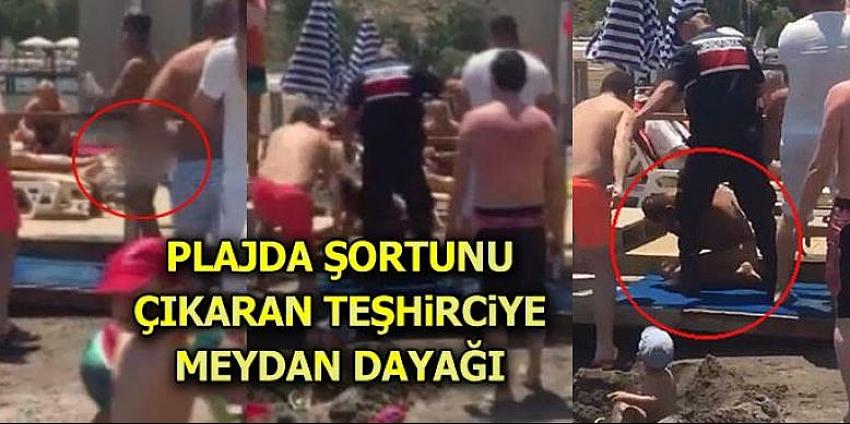 Bodrum'da iğrenç teşhir!