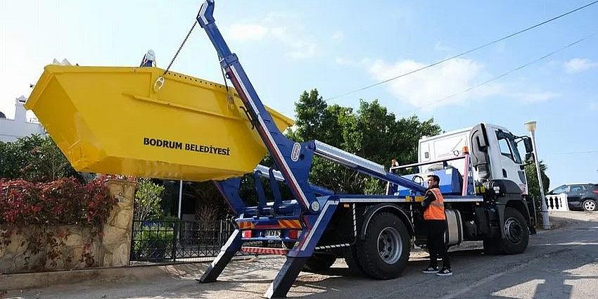 Moloz konteynerleri devreye girdi
