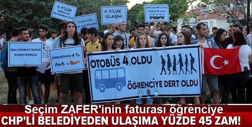 Öğrencilerden boykot: #OtobüsteDeğilBoykottayız