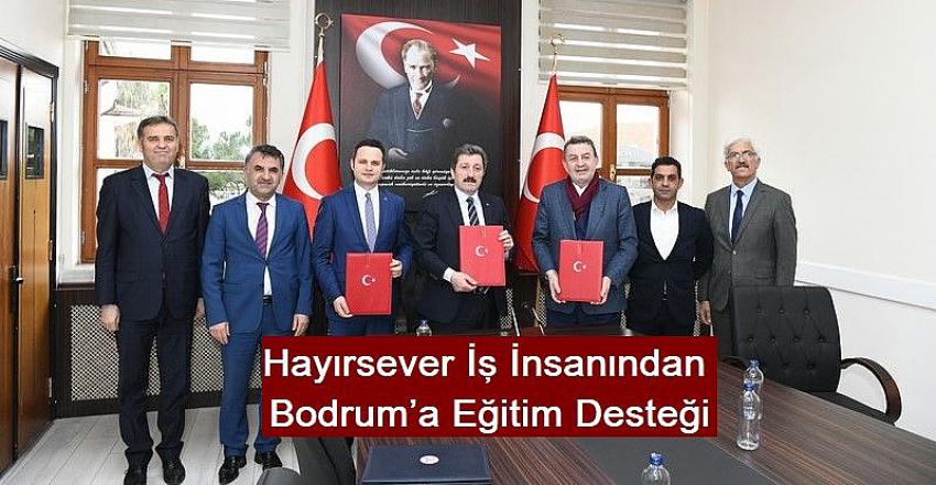 Hayırsever İş İnsanından Bodrum’a Eğitim Desteği