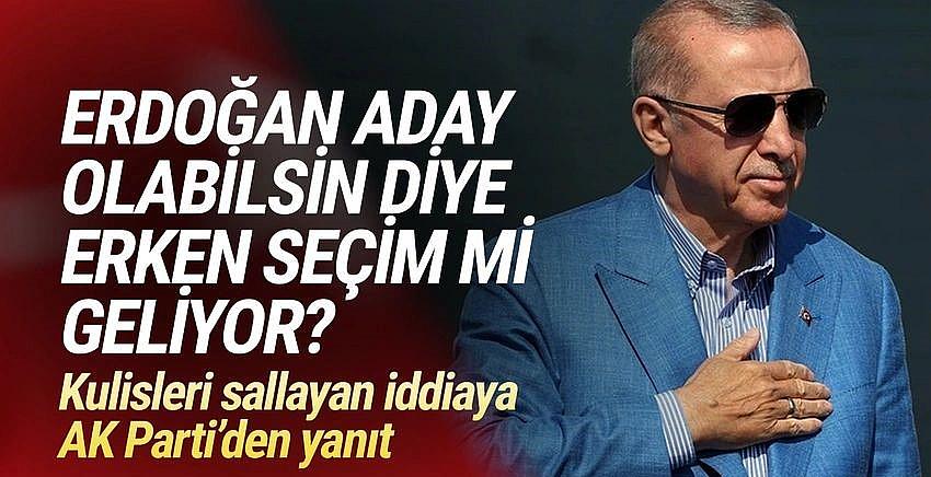AK Parti'den erken seçim açıklaması