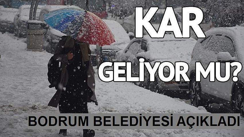 BODRUM'DA KAR VAR!