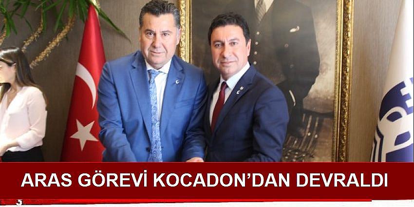 BODRUM BELEDİYE BAŞKANI ARAS GÖREVİ KOCADON’DAN DEVRALDI