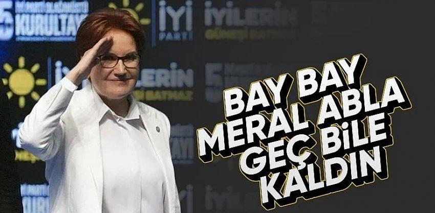 Meral Akşener, İyi Parti'ye veda etti