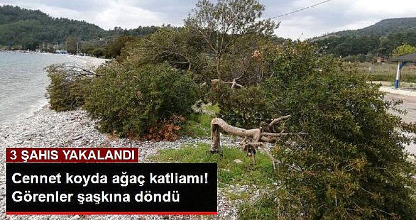 3 şahsın evinde üzerinde talaş bulunan kıyafetler ele geçirildi