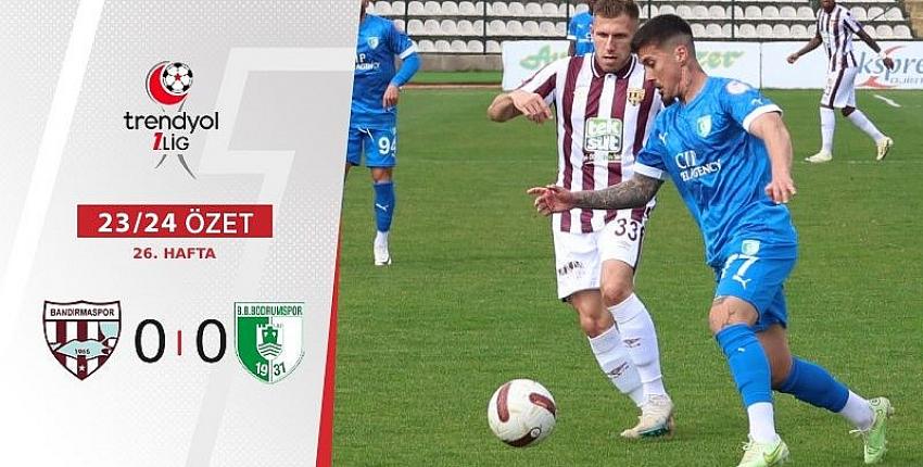 Tuzlaspor ile Bodrum FK yenişemedi!