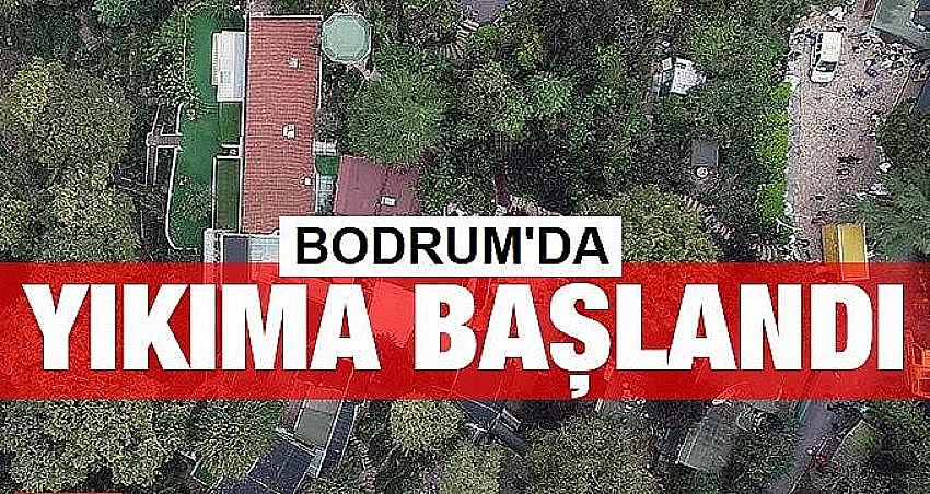 YAKAKÖY’DEKİ KAÇAK BİNA YIKILDI