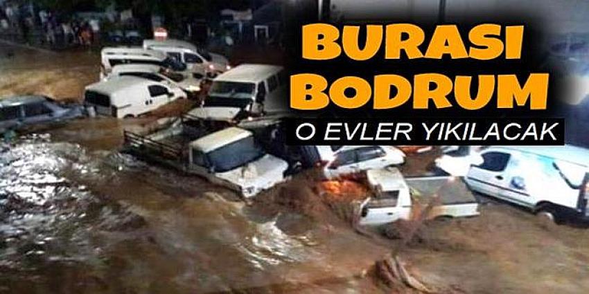 Sele neden olan binalar yıkılacak