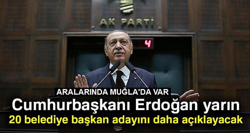 Cumhurbaşkanı Erdoğan yarın 20 ismi daha açıklayacak