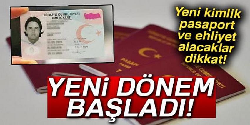 Kimlik, ehliyet ve pasaport randevularında yeni dönem