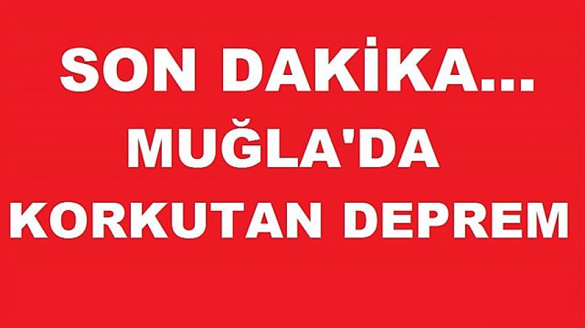 Muğla'da 3.3 büyüklüğünde deprem