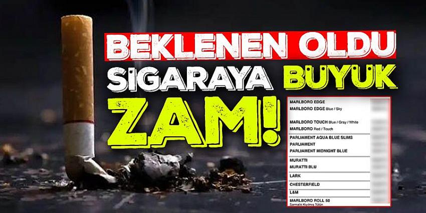 Sigaraya büyük zam!