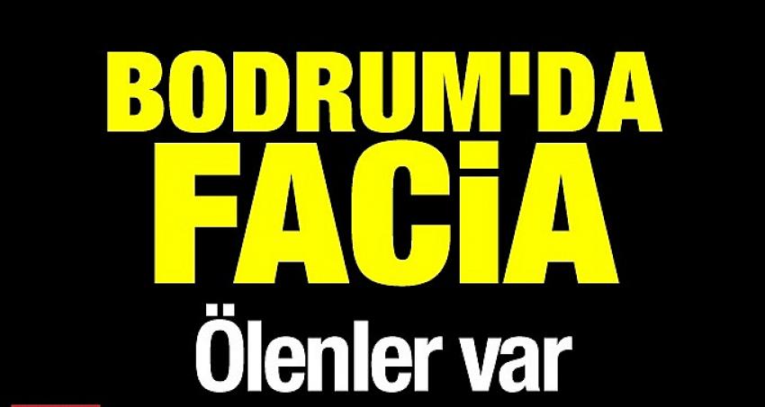 Bodrum'da düzensiz göçmenleri taşıyan tekne battı
