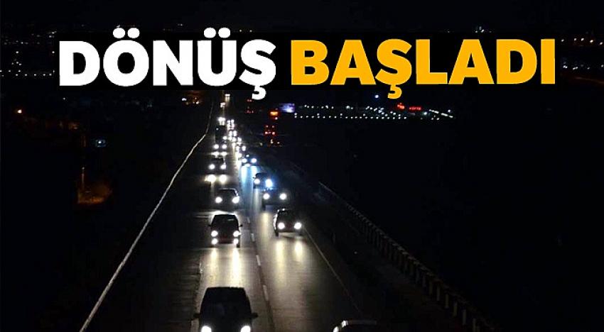 Tatilcilerin dönüş yoğunluğuna olağanüstü önlem