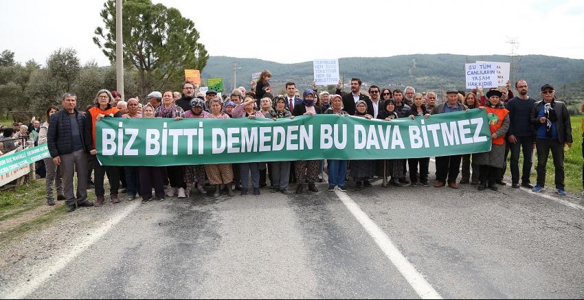 Mandalinci'den Akbelen'e destek