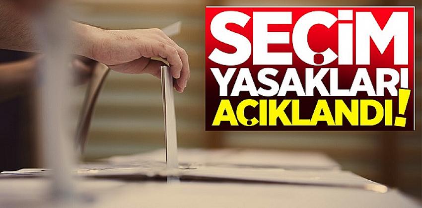 İşte 31 Mart Pazar günü yapılacak yerel seçimlere dair tüm detaylar ve yasaklar...