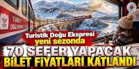 Turistik Doğu Ekspresi’nde Kış Sezonu Başlıyor: 70 Sefer Yapılacak, Biletler Satışa Çıkıyor!